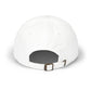 Super Dad embroidered logo Classic Dad Cap | White baseball hat