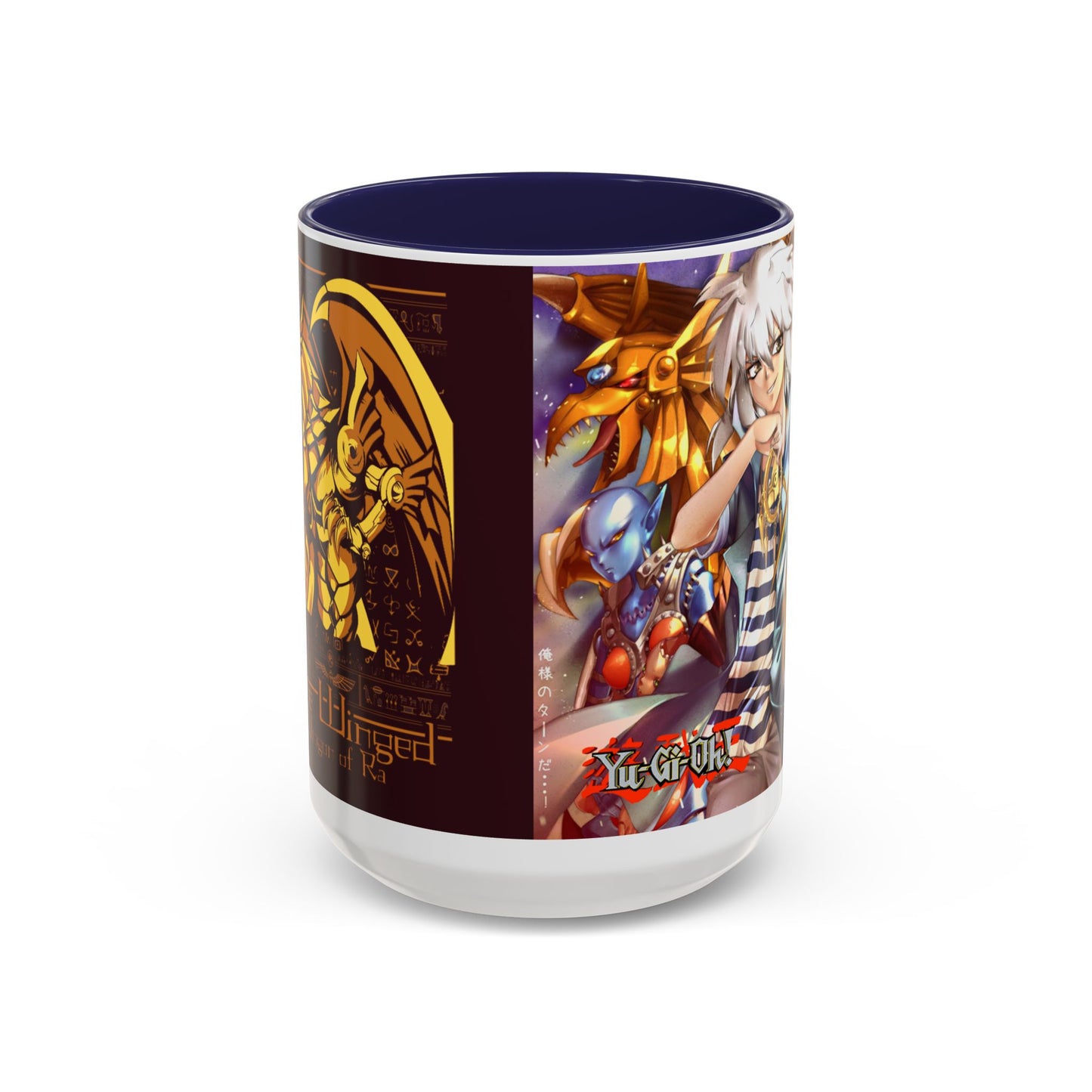 Yu-Gi-Oh! Art Accent Coffee Mug | Pharaonic and Shadi Design (11/15oz)