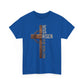 He Is Risen Cross T-Shirt | Matthew 28:6 Christian Easter Tee