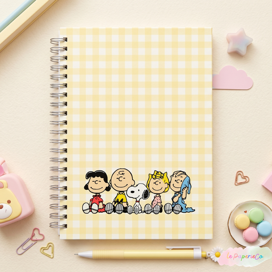Adorable Peanuts Gang Notebook | A5 (5.82 x 8.26 in)