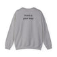 Customizable Cowboys Fan I Bleed Blue heart design Sweatshirt | Sports fan apparel