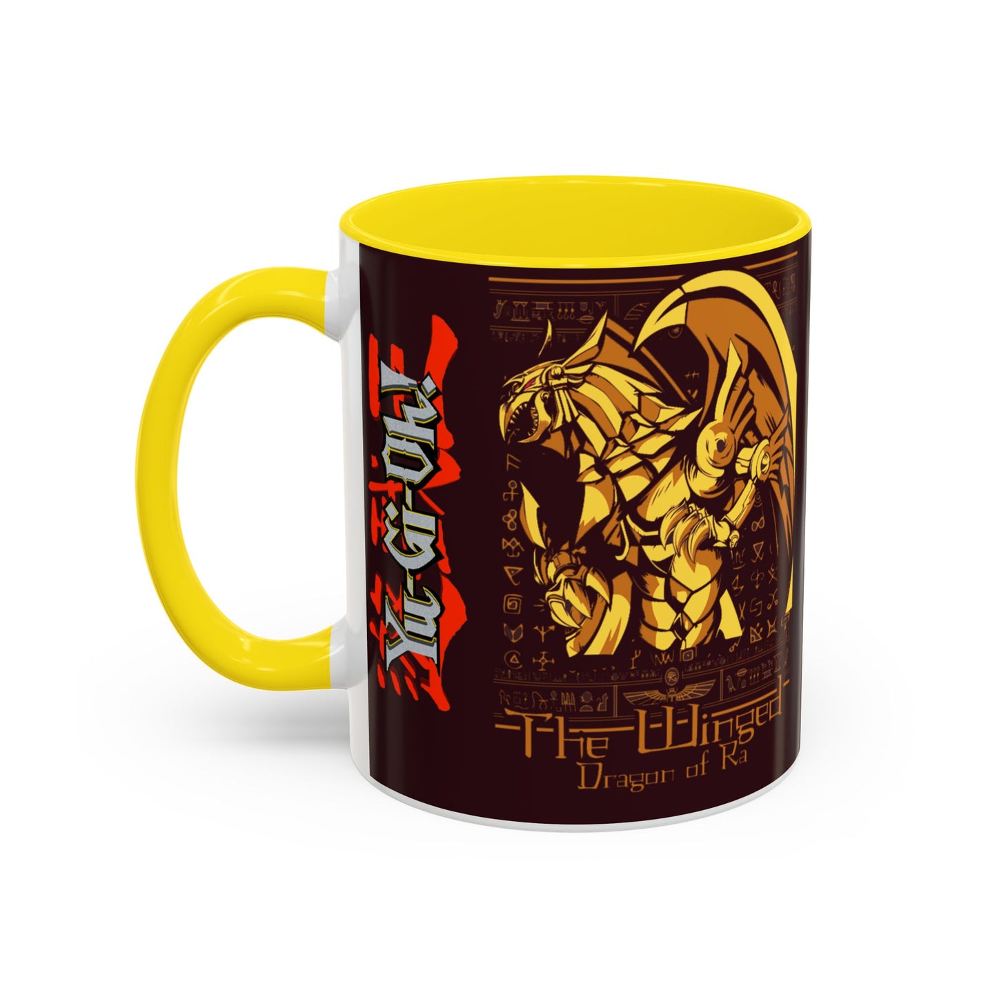 Yu-Gi-Oh! Art Accent Coffee Mug | Pharaonic and Shadi Design (11/15oz)