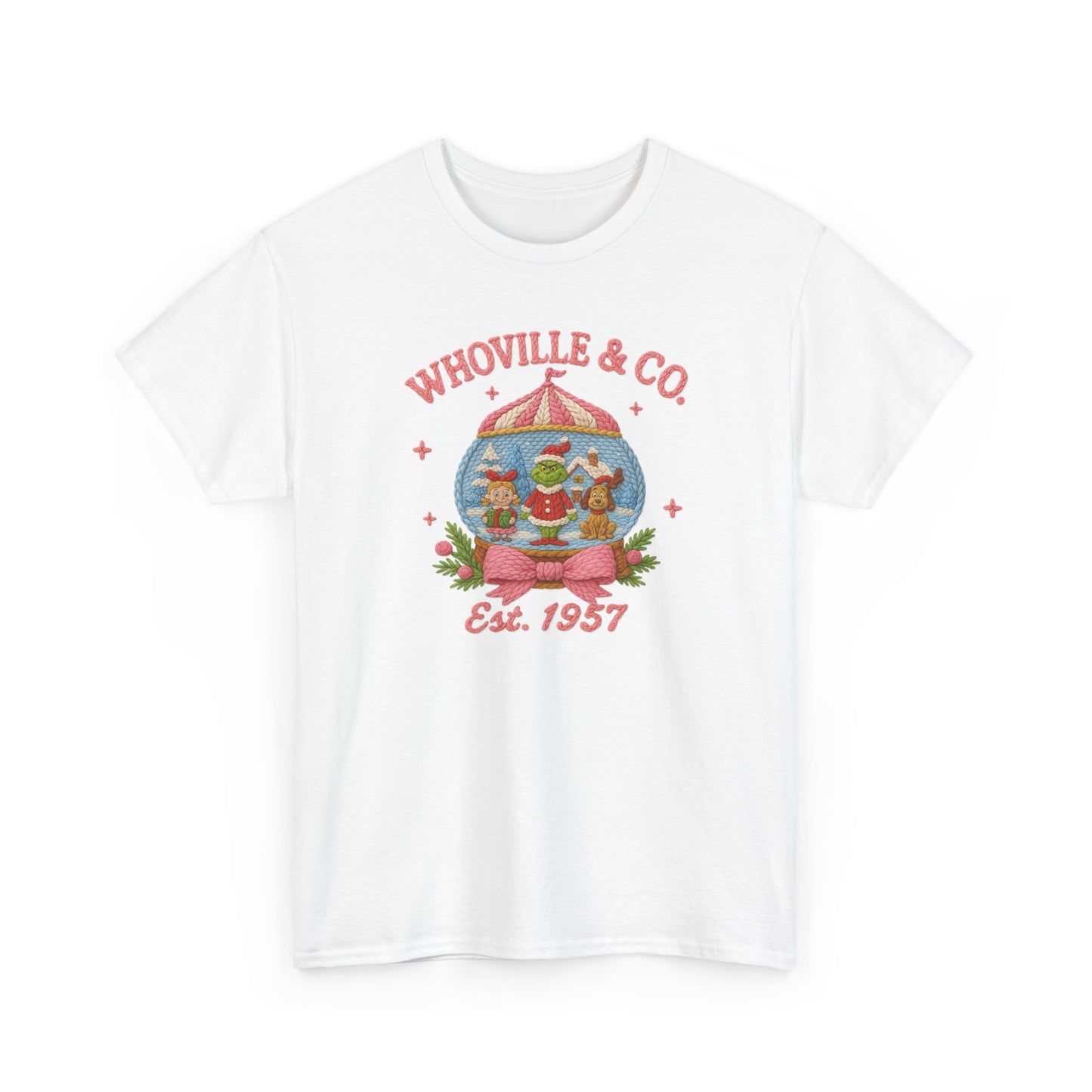 Whoville Snow Globe tee | Christmas Dr. Seuss inspired shirt, holiday village design