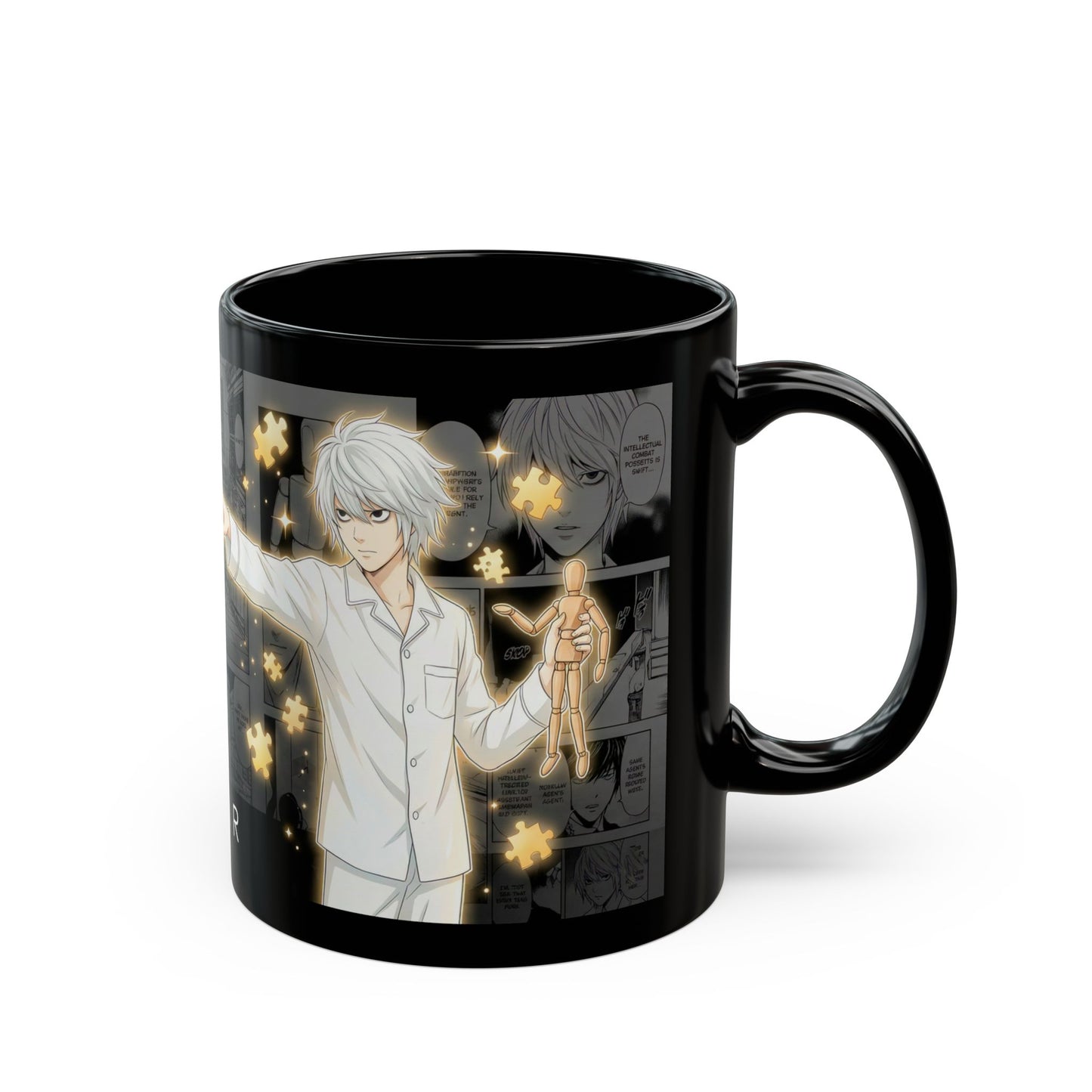 Near Anime Mug — Death Note Inspired Black Coffee Cup (11oz & 15oz)