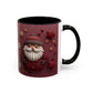 Cute Santa Face Holiday Mug | Christmas Accent Coffee Mug