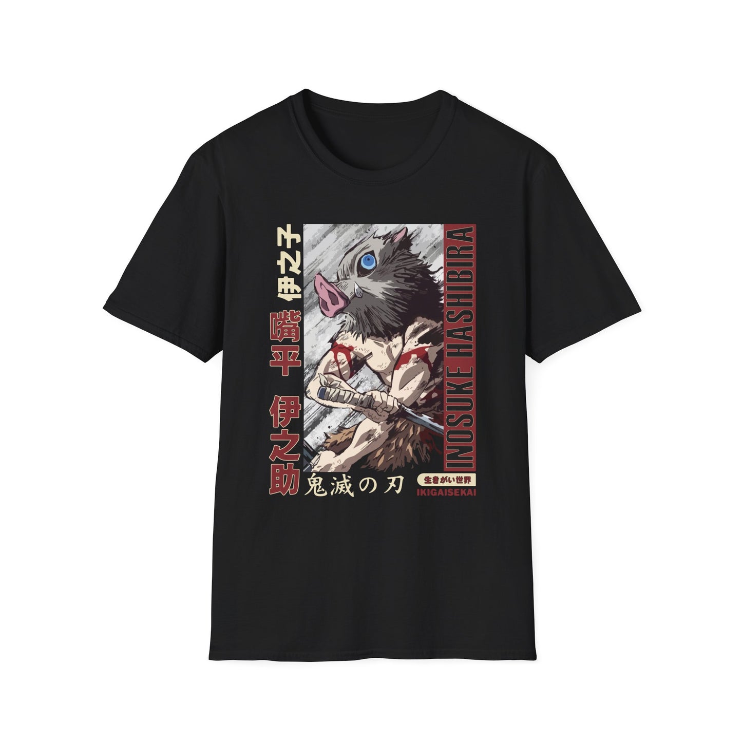 Inosuke Hashibira Anime T-Shirt — Demon Slayer Graphic Tee