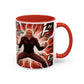 Anime Comic Panel Coffee Mug  King Action Scene Accent Mug (11/15oz)