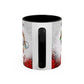 Just a Girl Who Loves Christmas Skull Mug | Accent Coffee Mug 11oz/15oz