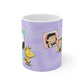Snoopy & Woodstock Pattern Mug | 11oz Coffee Cup