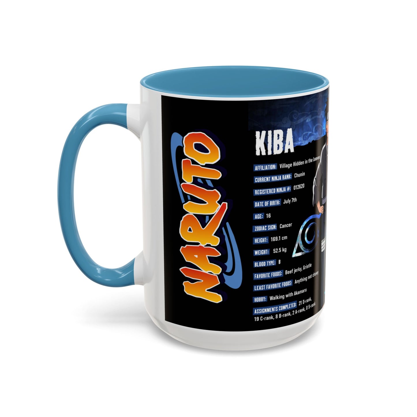 Kiba Collage Coffee Mug | Naruto Shippuden Design (11/15oz)