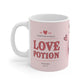 Personalized Love Potion Mug | Heart Bottle Coffee Tea Cup