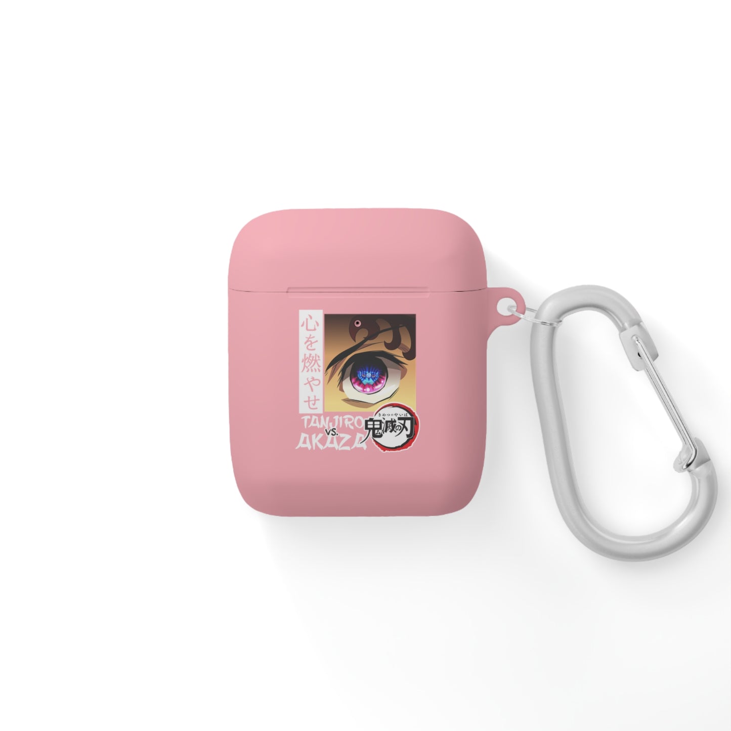 Anime Eye Illustration AirPods Case | Akaza Demon Slayer Inspired