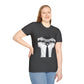 Man in Tie and Cap T-Shirt | Monochrome Portrait Tee