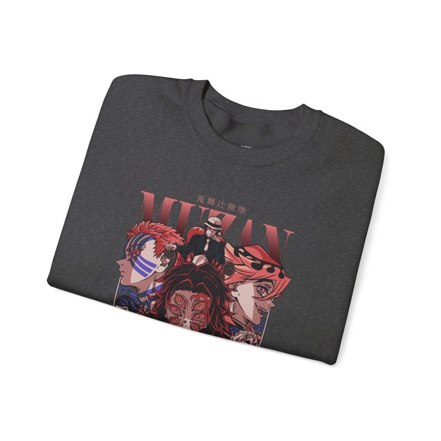 Demon Slayer Character Collage Sweatshirt | Anime Graphic Crewneck
