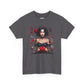Queen of Hearts Playing Card tee | Retro Pinup Card Art, Heart Motif