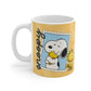 Snoopy and Woodstock Mug | 11oz Ceramic Coffee Cup