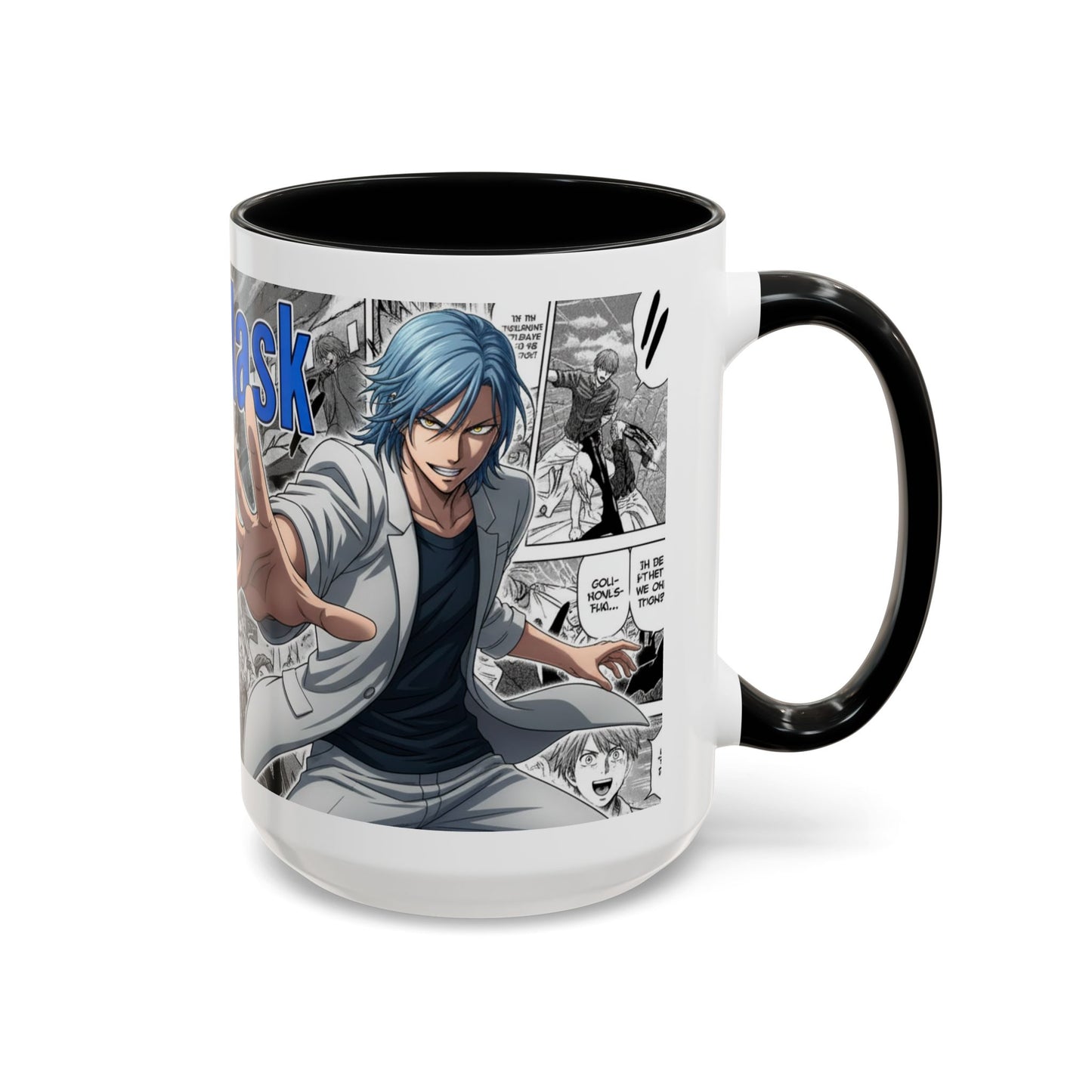 Anime Manga Accent Coffee Mug  Amai Mask Character Design (11/15oz)