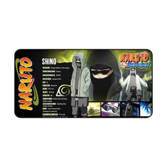Naruto Shino Desk Mat | Anime Gaming Mousepad