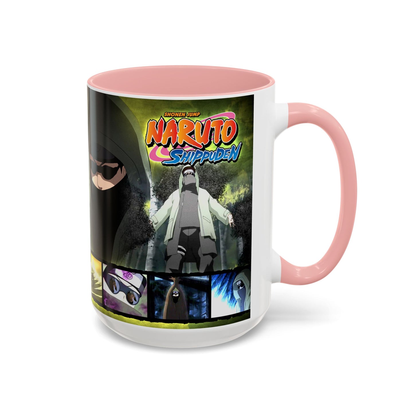 Naruto Shippuden Shino Aburame Accent Coffee Mug  Anime Character Fan Gift (11/15oz)