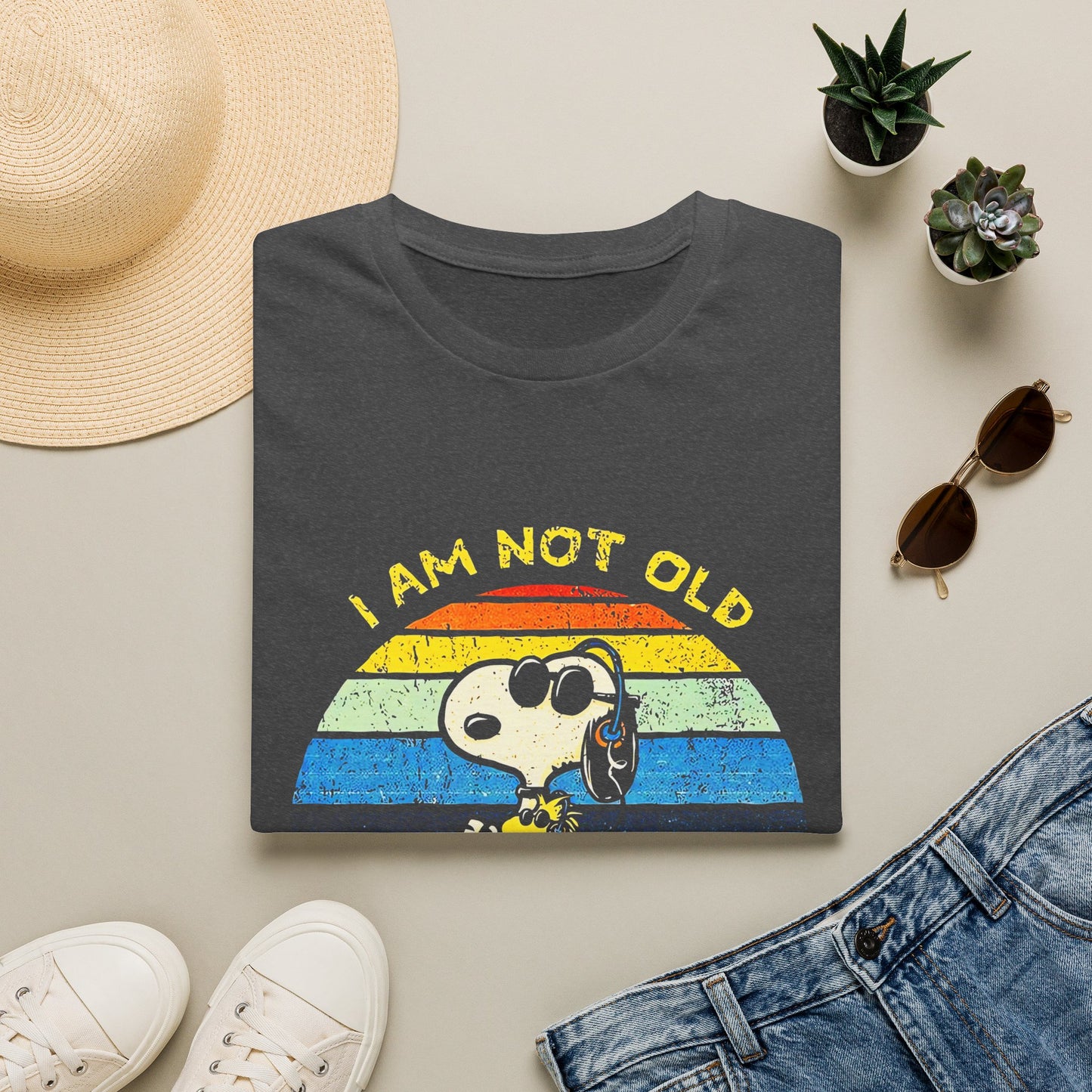 Snoopy "I Am Not Old, I Am Vintage" T-Shirt