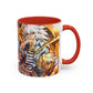 Yu-Gi-Oh! Art Accent Coffee Mug | Pharaonic and Shadi Design (11/15oz)