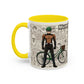 Mumen Rider Comic Panel Coffee Mug  Anime Hero Bike Design (11/15oz)