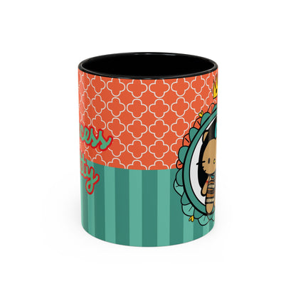 Kawaii Princess Girl Illustration Mug | Accent Coffee Mug 11oz 15oz