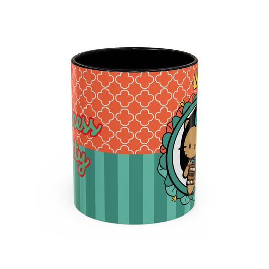 Kawaii Princess Girl Illustration Mug | Accent Coffee Mug 11oz 15oz
