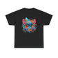 Colorful Floral Stitch Character T-Shirt | Cute Alien with Flowers