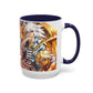 Yu-Gi-Oh! Art Accent Coffee Mug | Pharaonic and Shadi Design (11/15oz)