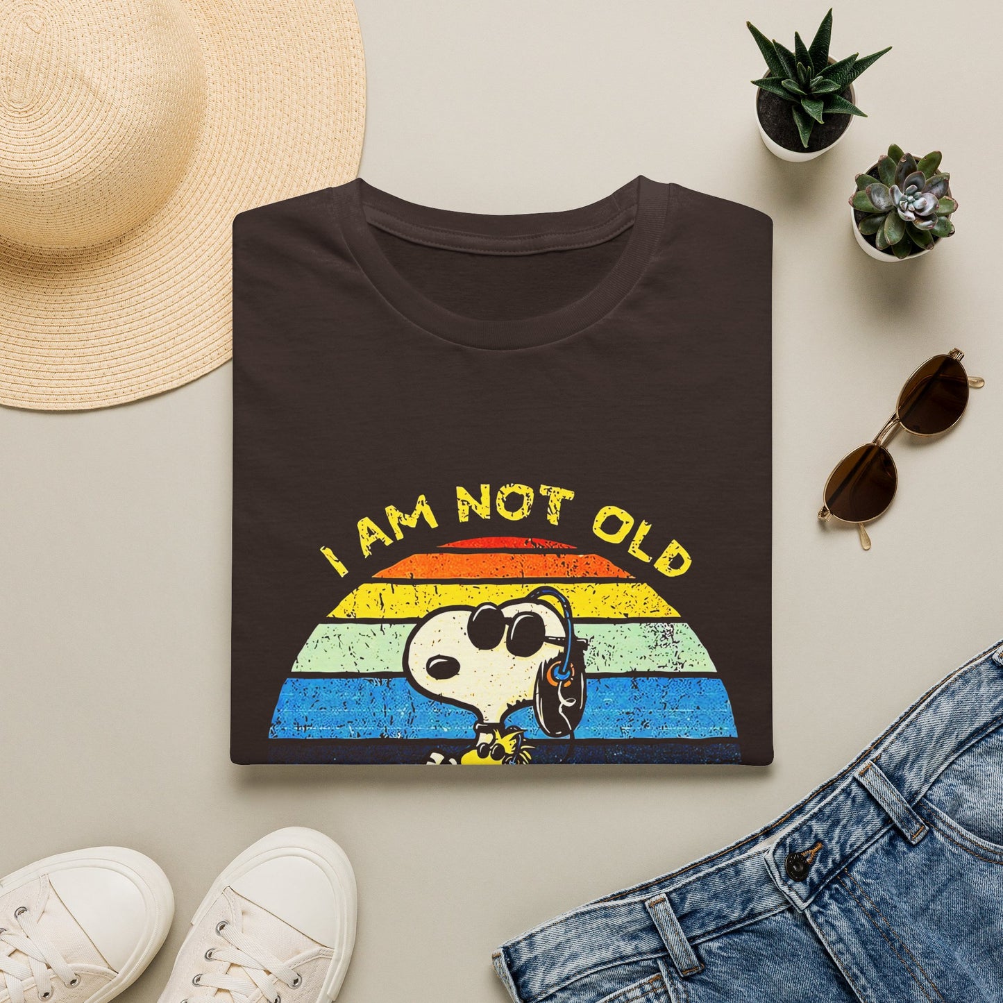 Snoopy "I Am Not Old, I Am Vintage" T-Shirt