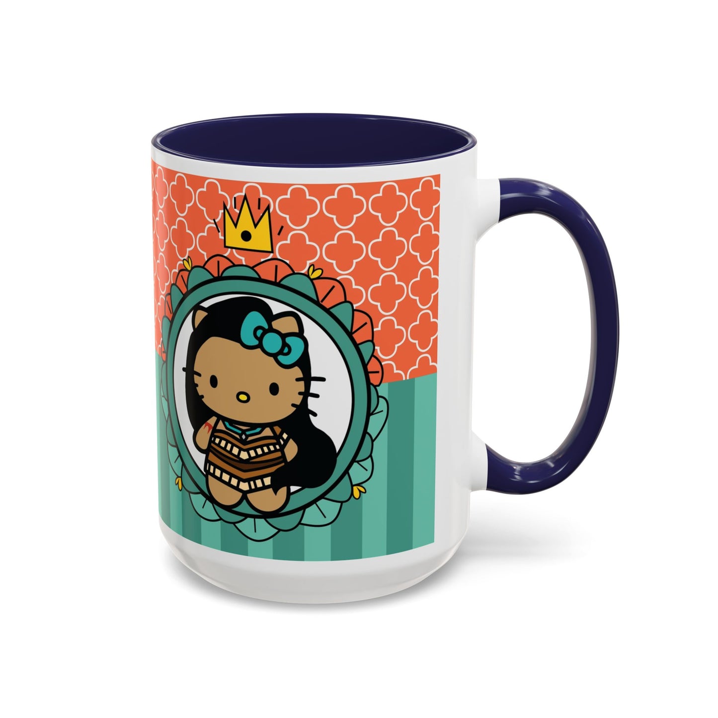 Kawaii Princess Girl Illustration Mug | Accent Coffee Mug 11oz 15oz