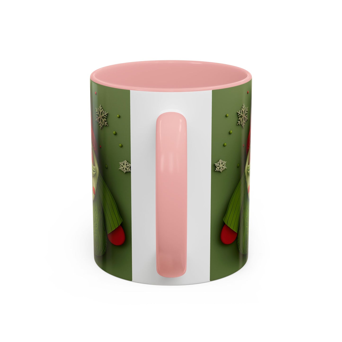 Green Knit Santa Mug | Accent Coffee Mug