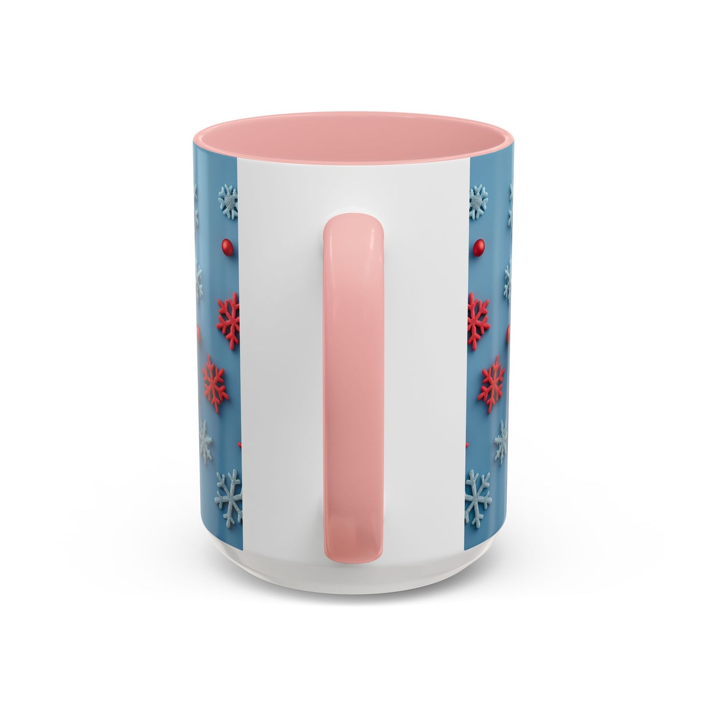 Santa Snowflake Pattern Mug | Accent Coffee Mug