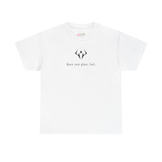 Minimalist Lotus Symbol tee | small centered spiritual graphic