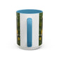 Yellow Santa Holiday Mug | Christmas Accent Coffee Mug (11,15oz)
