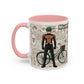Mumen Rider Comic Panel Coffee Mug  Anime Hero Bike Design (11/15oz)
