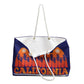 California Surfing Paradise Weekender Bag – Pacific Coast Palm Tree Travel Tote
