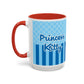 Princess Kitty Portrait Mug | Accent Coffee Mug