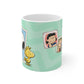 Snoopy Woodstock Stamp Mug | Cartoon Peanuts Characters