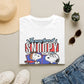 Snoopy Graphic T-Shirt — "The Many Faces of Snoopy" Retro Cartoon Tee