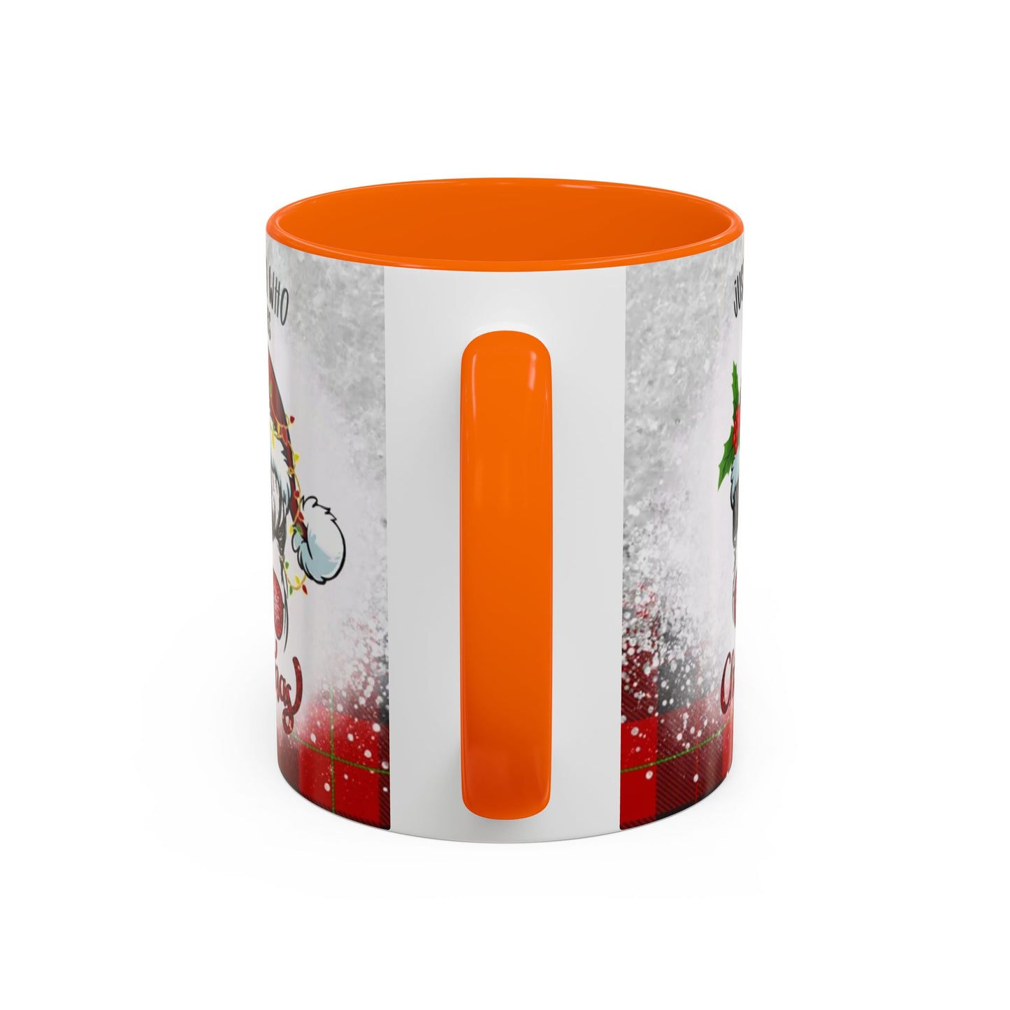 Just a Girl Who Loves Christmas Skull Mug | Accent Coffee Mug 11oz/15oz