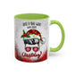 Just a Girl Who Loves Christmas Skull Mug | Accent Coffee Mug 11oz/15oz