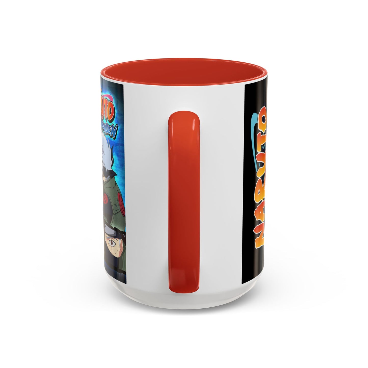 Naruto Kakashi Accent Coffee Mug  Anime Character Collage 11/15oz