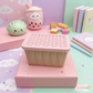 Kawaii Mini Bins | Desk Organizer, Storage Box (3.5 x 2.5 in)