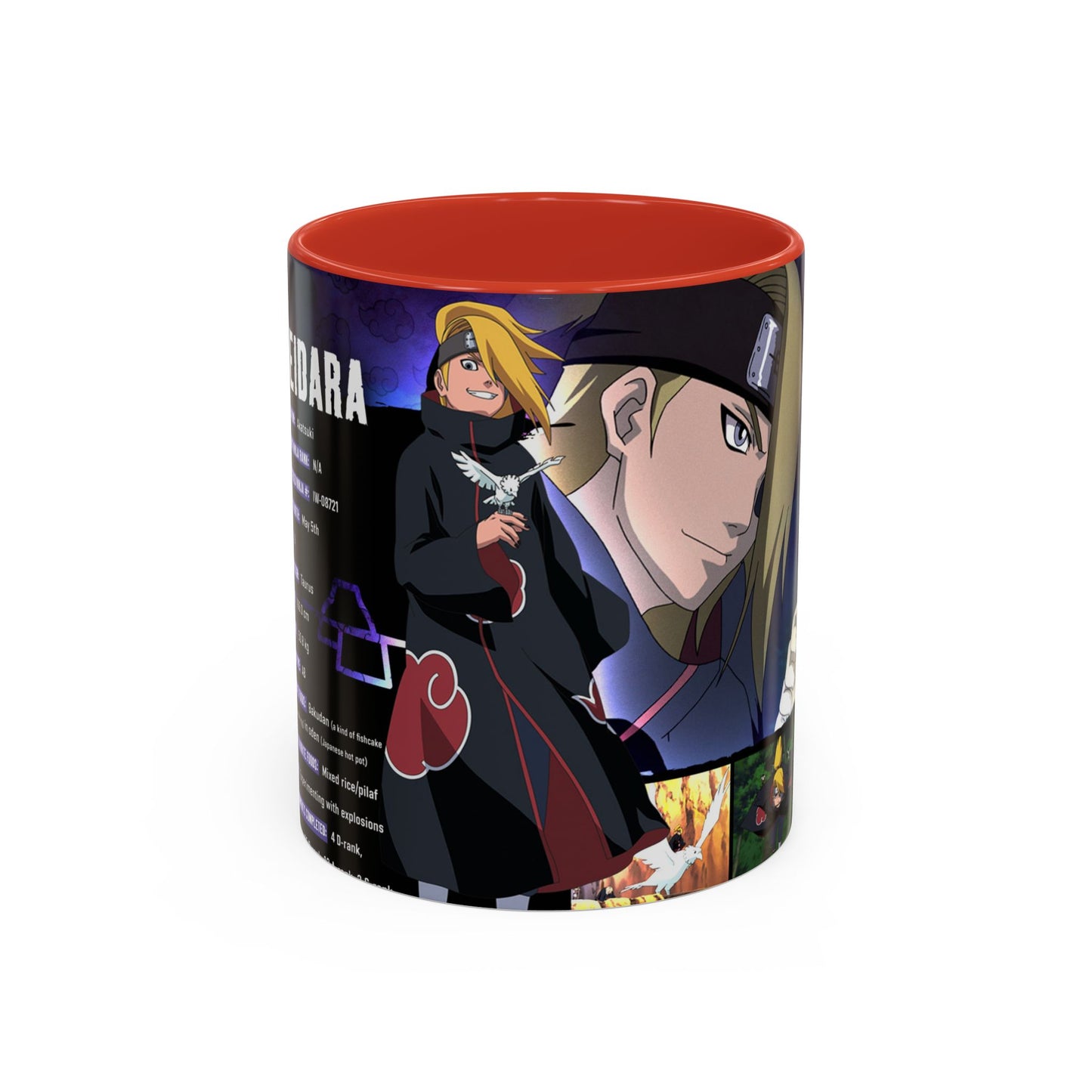 Deidara Naruto Shippuden Accent Coffee Mug | Anime Art Collector’s Mug (11/15oz)
