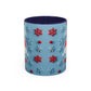 Santa Snowflake Pattern Mug | Accent Coffee Mug
