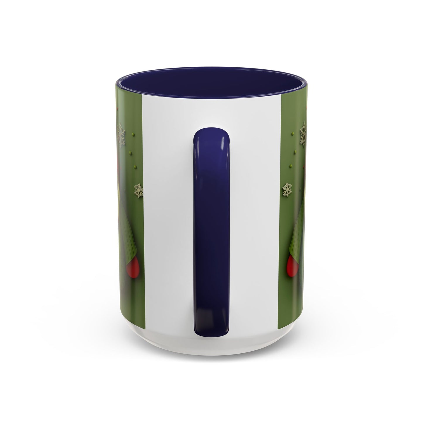 Green Knit Santa Mug | Accent Coffee Mug