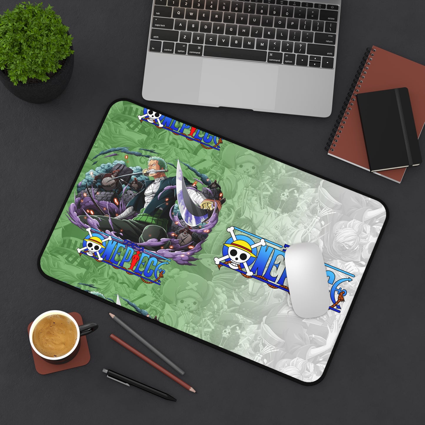 One Piece Themed Desk Mat Anime Pirate Crew Mouse Pad