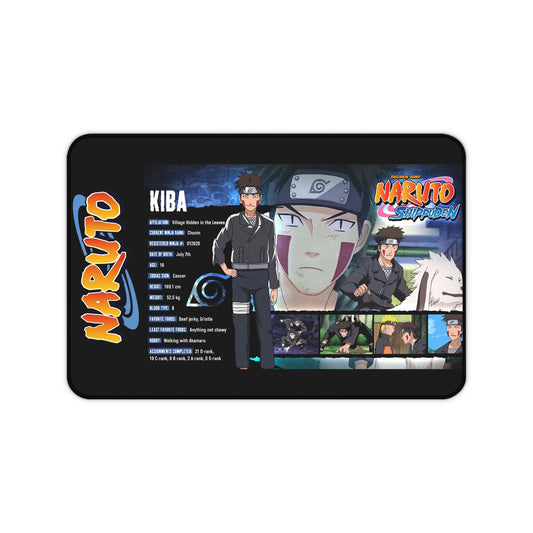 Naruto Kiba Character Desk Mat | Anime Gaming Mousepad
